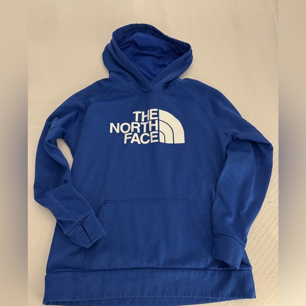 The North Face Hoodie Royal Blue Size Large
